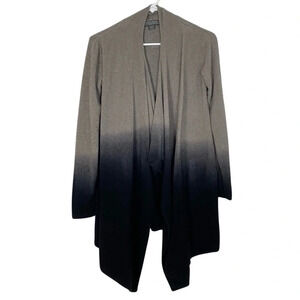 Barefoot Dreams Cardigan Sweater Small Medium Cozychic Lite Calypso Wrap Black